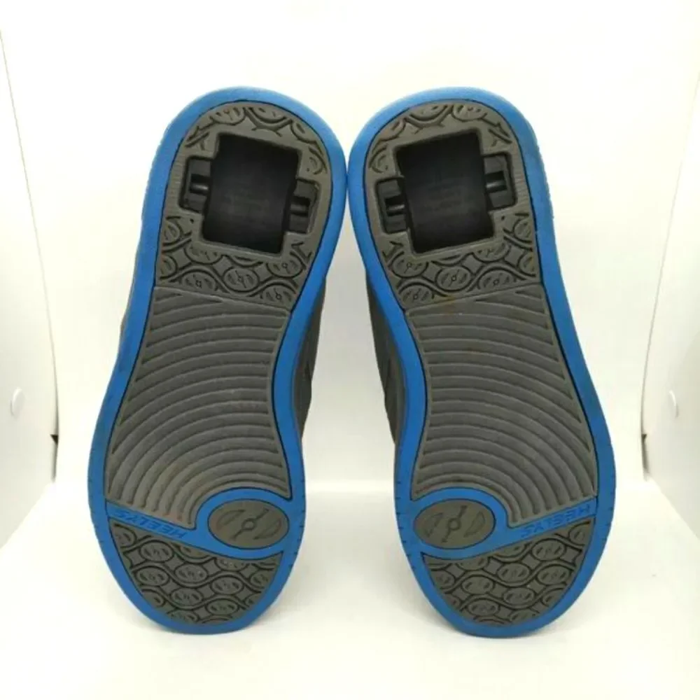 Heelys Propel Blue‎ And Grey Skate Shoes Sneakers Youth Size 5